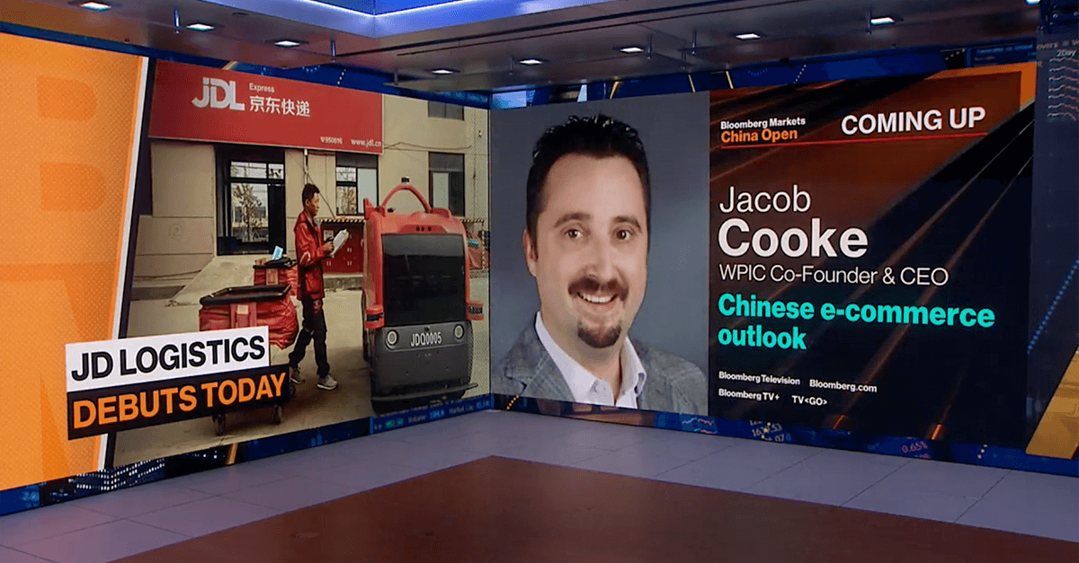 Jacob Cooke on Bloomberg TV