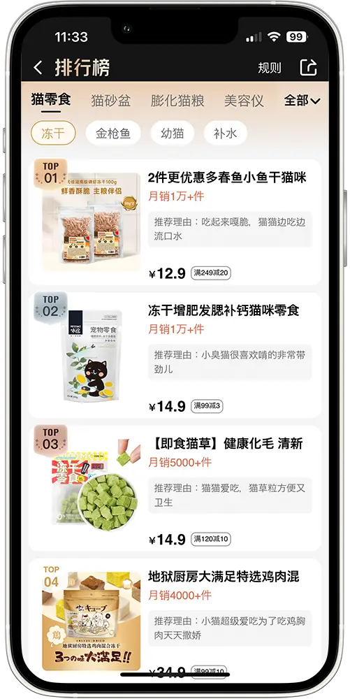 Pet Market Trends in China for 2023 - TMall Cat treats